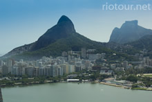 Gavea seen from Catacumba park
